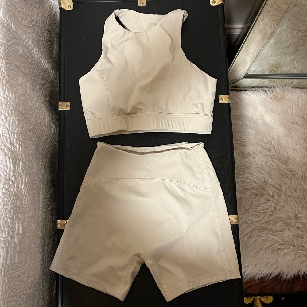 Cream activewear set